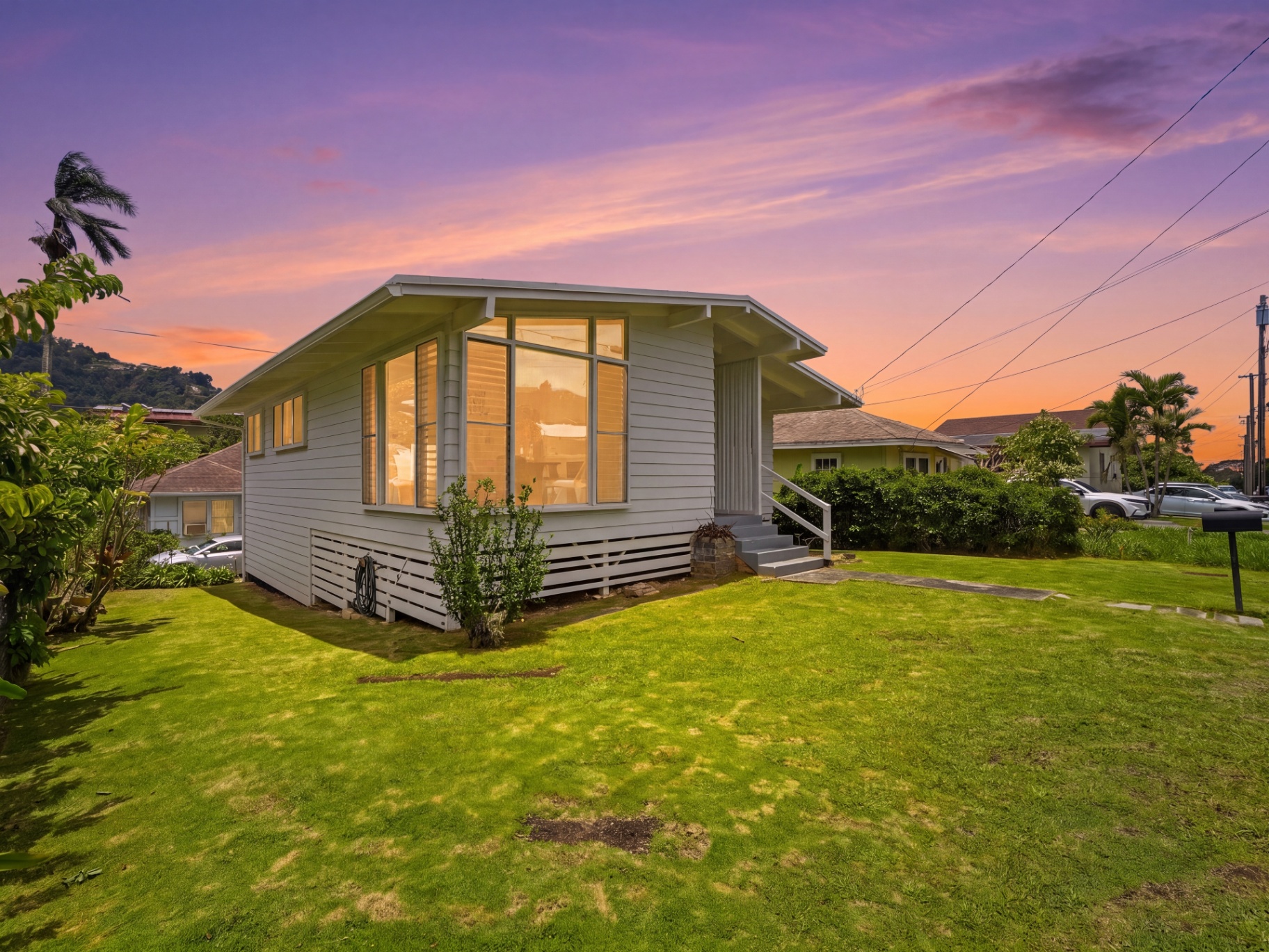 Exterior at 2631 Namauu Drive with mountain backdrop